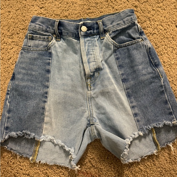 Pacsun two tone cute off jean shorts. - Picture 3 of 3